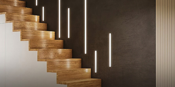 LUMI FLOW custom-made LED lighting for stairs